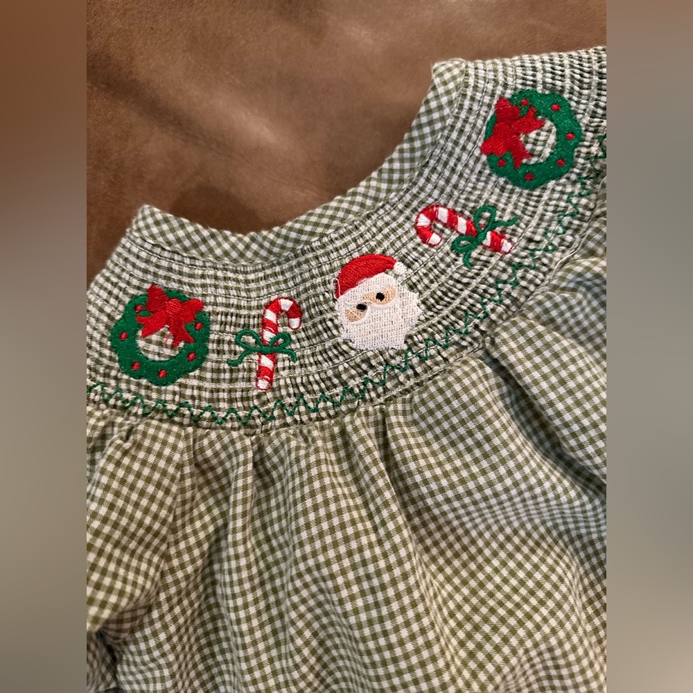 Christmas Baby Girls Bubble, Size: 12 months, Color: Green